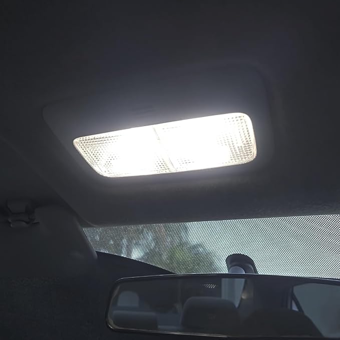 EASY EAGLE LED Interior Car Lights for Toyota-Corolla-2003-2012: 6 Piece Kit White LED Light Bulbs - Super Bright 6000K + Install Tool