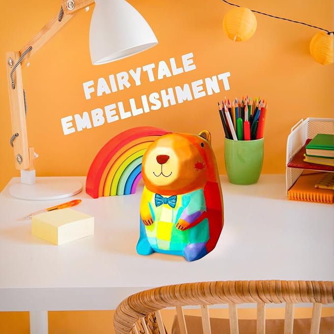 Paint Your Own Capybara Lamp Kit, Arts and Crafts for Kids Ages 8-12, DIY Capybara Night Light Girls Crafts Ages 8-12, Art Supplies Painting Kit Toys for Kids Birthday Ages 3 4 5 6 7 8 9 10 11 12+