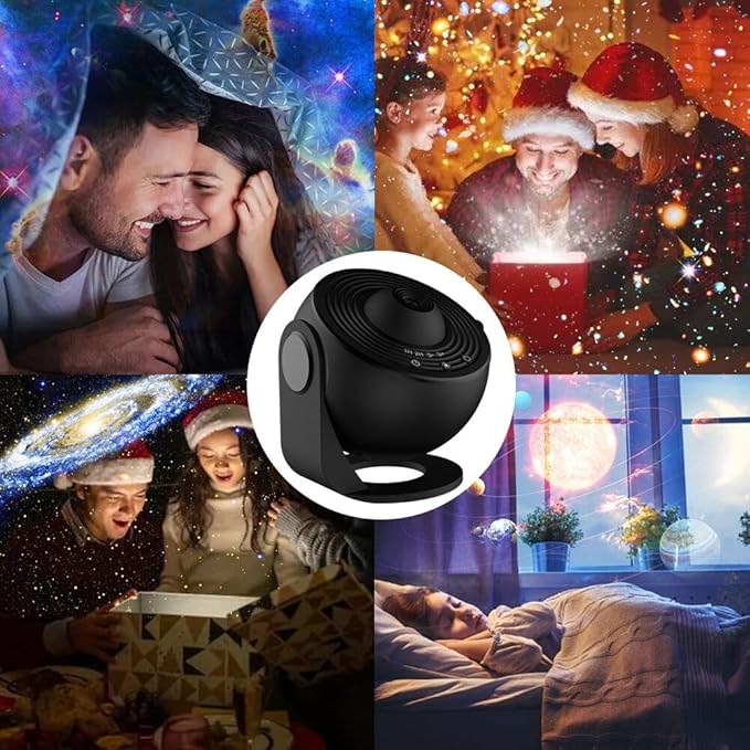 Planetarium Projector for Bedroom, Star Galaxy Light Projector with Nebula Milky Way, LED Night Light for Ceiling with Timer, Mood Lighting for Adults Kids Teens, Home Theater (Black)