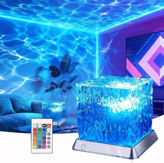 LETOUR Ocean Wave Projector Light for Kids,16 Colors & 30 Modes Night Light Projector,Relaxing Light for Bedtime, Kids Bedrooms & Nursery,Cool Ocean Wave Lamp,Gift for Toddlers and Children