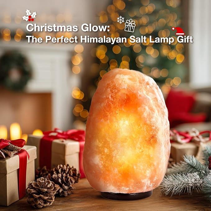 Himalayan Salt Lamp - 9-11 Inch 11-15 lbs, Natural Pink Large Salt Rock Lamp with Remote Control, 16 Color-Changing LED, USB-Powered Night Light for Home, Office, Bedroom, Yoga Decor