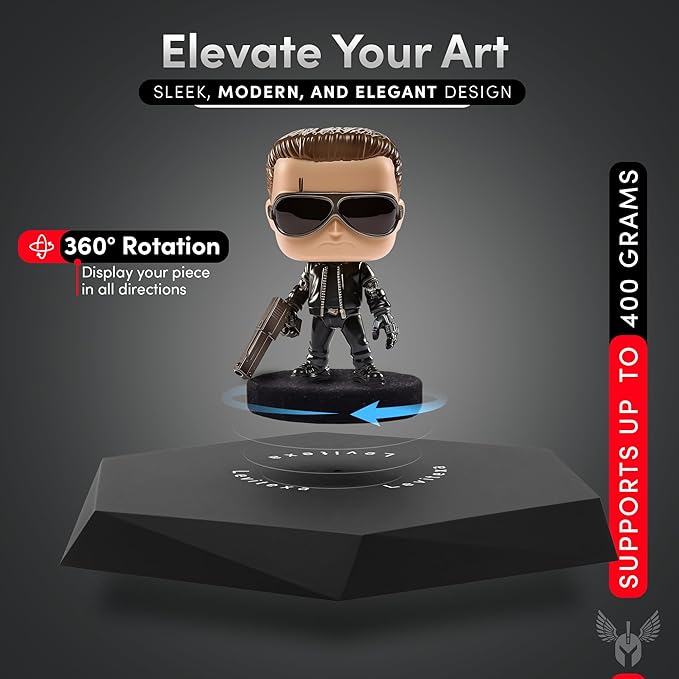 Nimbus Levitating Display - Floating Display, Levitating Stand, Levitation Decor, Magnetic Stand, Magnetic Levitation for Figures and Toys - 400 grams Capacity