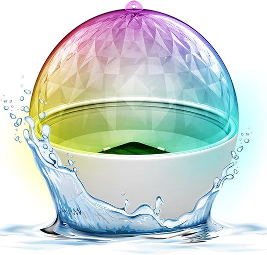 Pyle Floating Pool Lights - Solar Pool Light with 3 Color Changing Lights - Waterproof IP68, Rechargeable Color Changing LED Night Light, Party Décor for Swimming Pool, Indoor & Outdoor