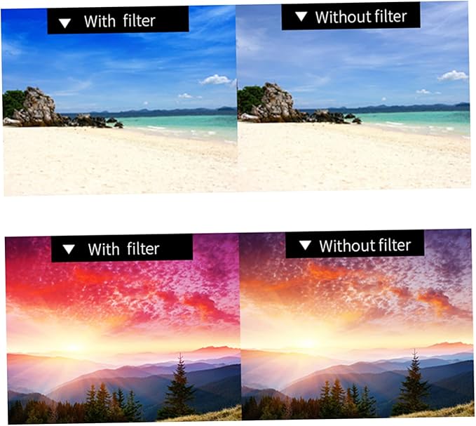 10pcs Sunset Light Atmosphere Light Film Filter for Camera Boys and Girls Room Glow Stars