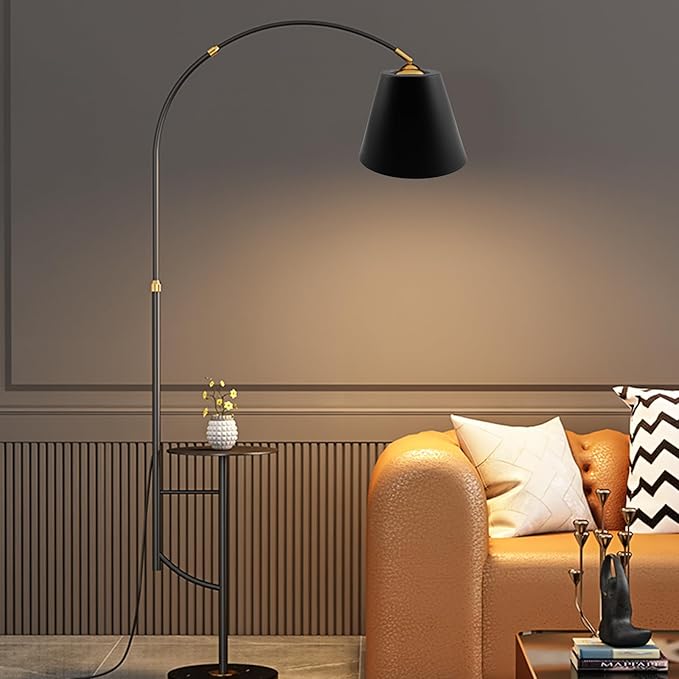 MY MIRONEY 2PCS Black Barrel Metal Lampshade Hardware E27 Industrial Pendant Light Shade Vintage Chandelier Lamp Shades Cone Bulb Guard Table Desk Lamp Cover, 4.13" Height