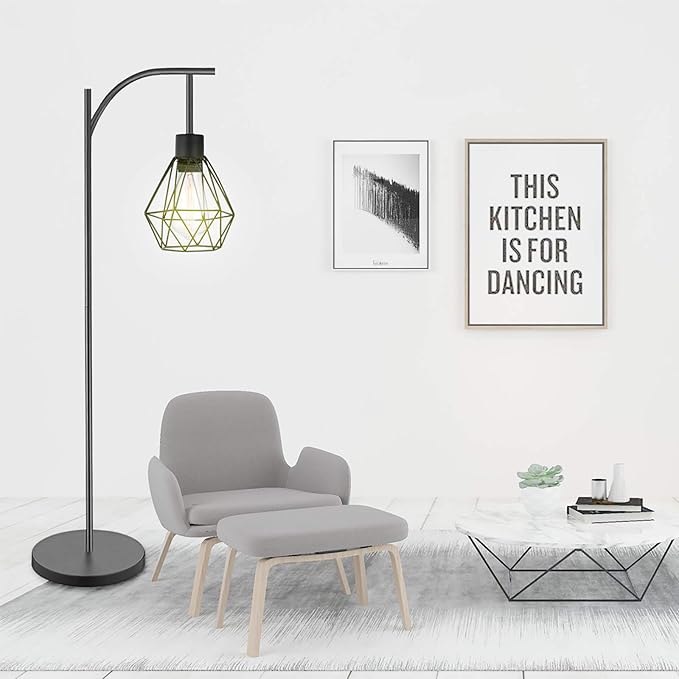 EE Eleven Master Lighting Metal Cage Lampshade for Pendant Light Cord Kit Vintage Lamp Holders Hanging Lighting Cord Fixture Farmhouse Bedroom Dining Room Decoration (3 Packs/Lamp Shape)