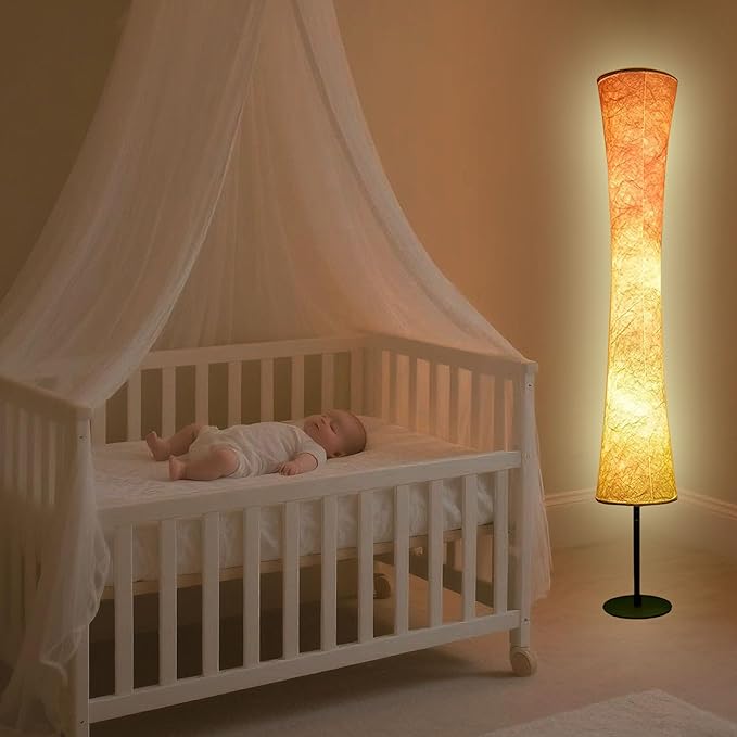 AKT LIGHTING 59''Smart LED Floor Lamp, RGB Mood Lamp, Corner Floor Lamp with Music Sync, Color Changing, APP and Remote Control, Standing Lamp for Bedroom Living Room