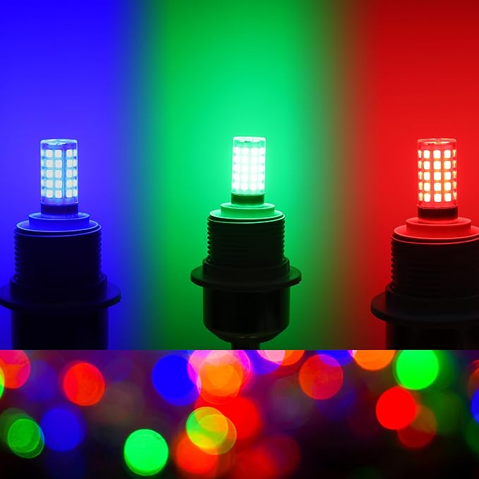 Blue E12 C7 T6 LED Nightlight Bulb,4W, 40Watt Equivalent, E12 Small Candelabra Base Blue LED Chandelier Bulb for Porch Ceiling Police Honor Christmas Holiday Festival Party Decoration Lighting ,3Pack