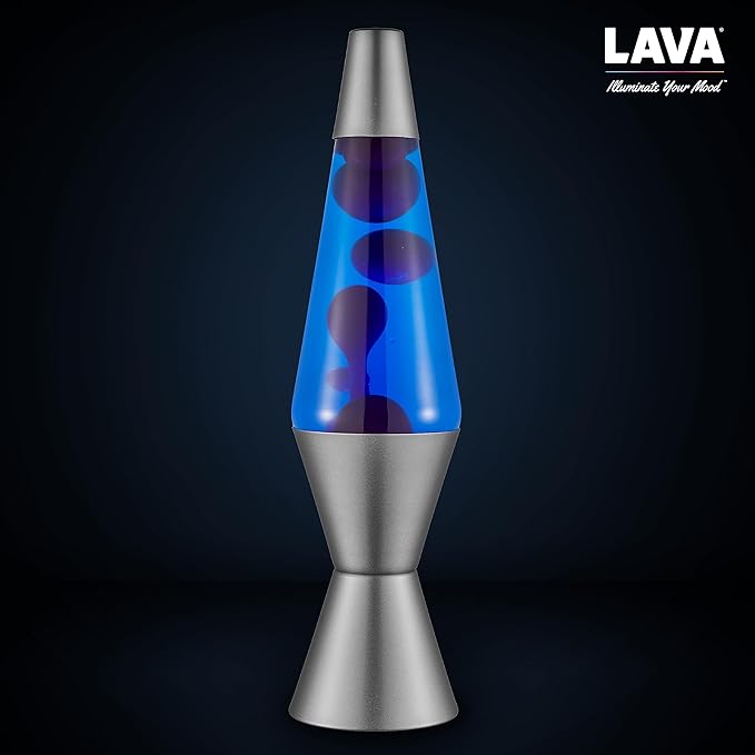 Lava® Lamp - 14.5" Cosmic Wave - The Original Motion Light - Purple Wax and Blue Liquid - Item #2633 (Amazon Exclusive)