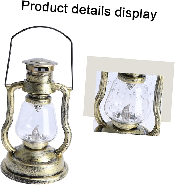 PRETYZOOM Chic Retro Horse Lantern Night Light Handheld Rechargeable Lamp for Bedroom Decor Boho Decor Night Lamp for Bedroom