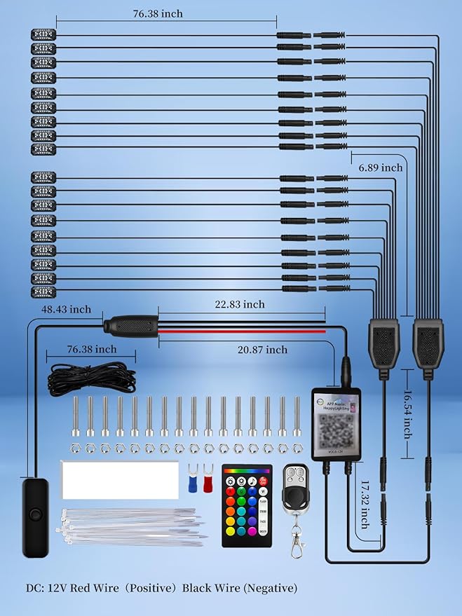 16Pods 5 Sides Full Angle RGB LED Rock Lights Kits High Brightness 27 Beads RGBW 5050 IP68 Waterproof Underglow Multicolor Exterior Wheel Rock Lights for 12V Trucks Jeep Offroad Pickup UTV ATV RZR SUV
