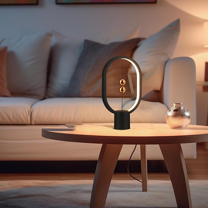 Magnetic Lamp - USB-Powered LED Table Lamp with Floating Design - Perfect for Home, Office, Dormitory, Hotel and Living Room