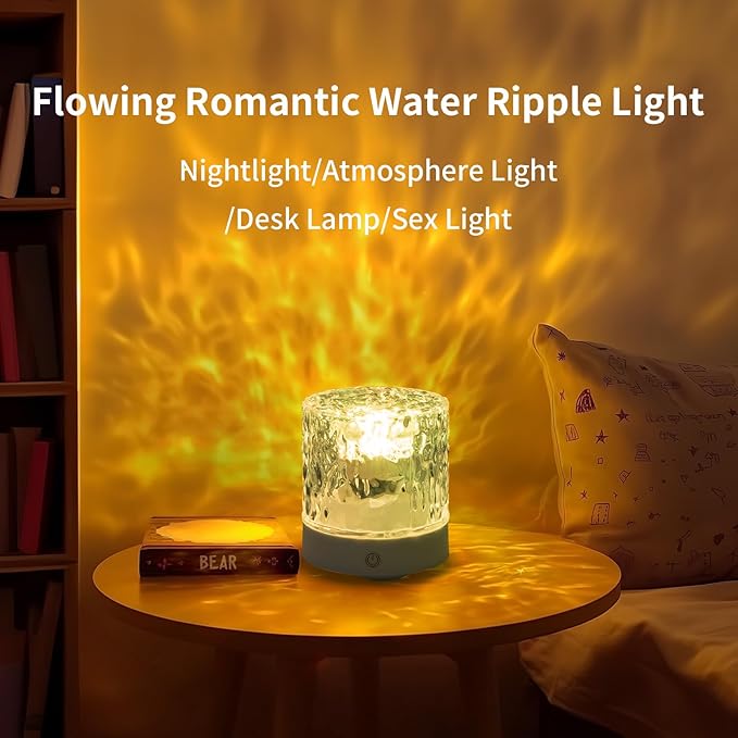 LED Glass Night Light, Color Changing Dome Design, Decorative Mood Lamp