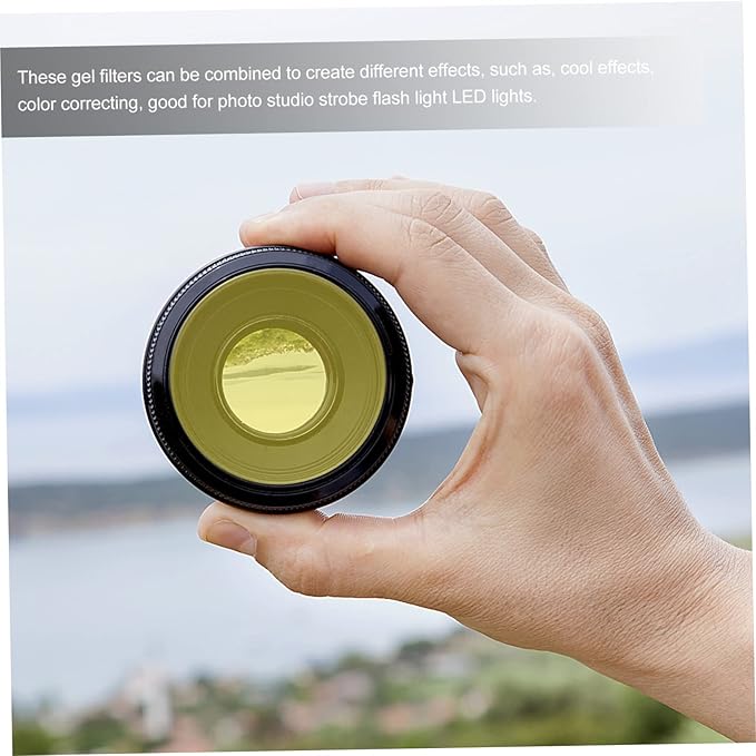 30 Pcs Professional Film Sheet Filters for Flash Light Correction Gel Sheets High Transmission Photo Accessories