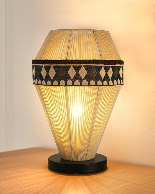 Table Lamps for Living Room - Bedside Lamps for Nightstand, Vintage Night Stand Lamp with Remote Boho Lamp for Bedroom Kids Room Living Room Office