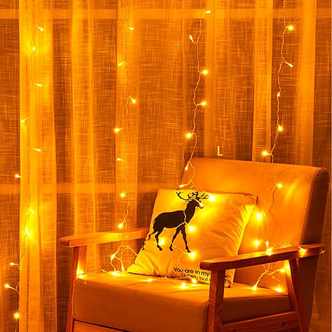 100 LED Warm White String Lights Indoor Decorations, 33ft Plug in & Connectable Clear Wire Fairy Lights Lamp for Bedroom, Wedding Party, Birthday, Christmas Tree, Yard & Patio Hanging Decor