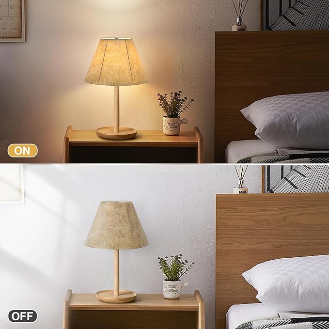 Rustic Lamp Shades Set of 2, Faux Leather Replacement Lampshades, 4.7" Top x 9.8" Bottom x 6.4" High, Small Lamp Shades for Table Lamps Bedside Lamps, Spider, Bulb Clip Adapters Included