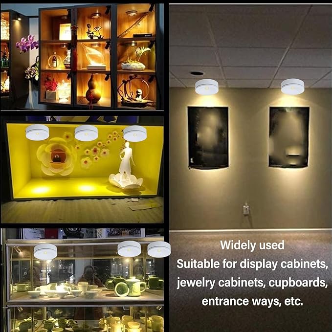 Diydeg Mini LED Spotlight, 2pcs Aluminum USB 5V LED Spotlight Accent Lights with 4.3ft Cable, Small LED Spot Light for Painting Picture Plants Jewelry Showcase Model Display Shelves