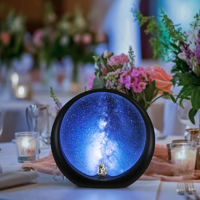 mamre Galaxy Space Nightsky Light Unique Anniversary Birthday Valentine’s Day Christmas Gift for Him/Her Snuggle Lovers Sitting Under The Milky Way