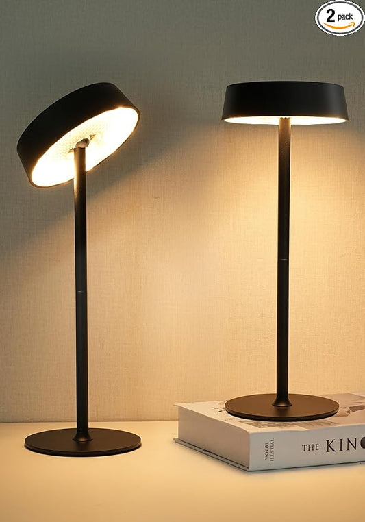 Cordless Lamp, Outdoor Waterproof, Dimmable Touch Control 3 Color Temperature, Battery Operated Portable, RGB, LED Memory Function, Rechargeable Table Lmap, Desk Lamp, Patio Dinning Restaurant Kitchen