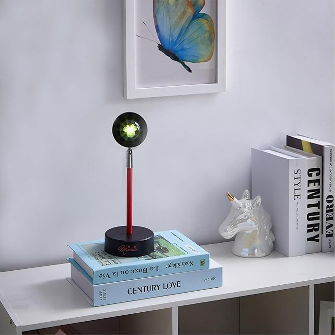 Disney Minnie Mouse LED Sunset Projection Lamp with Remote Control,USB Operated
