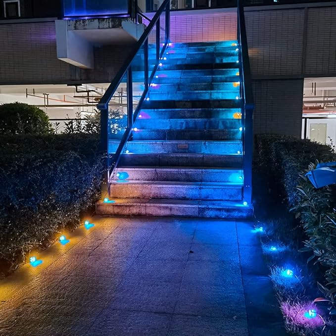 Pack of 5, FVTLED 3m 9.84ft 4Pin Extension Cable Wire with Male and Female Connectors at Both Ends Only for FVTLED RGB Multi-Color LED Deck Light