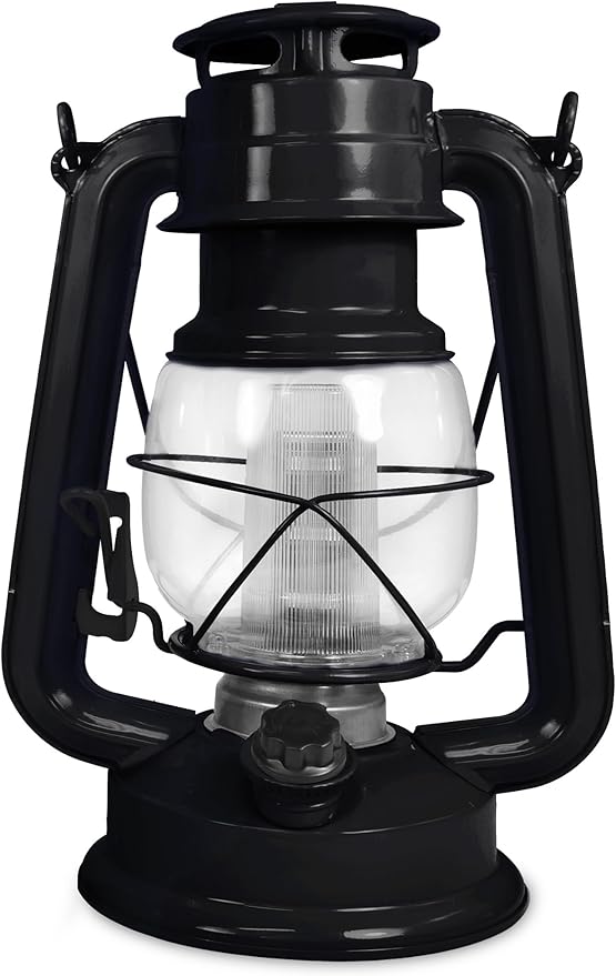 Northpoint 12-LED Lantern Vintage Style, Black, 10x6x6 (190495)