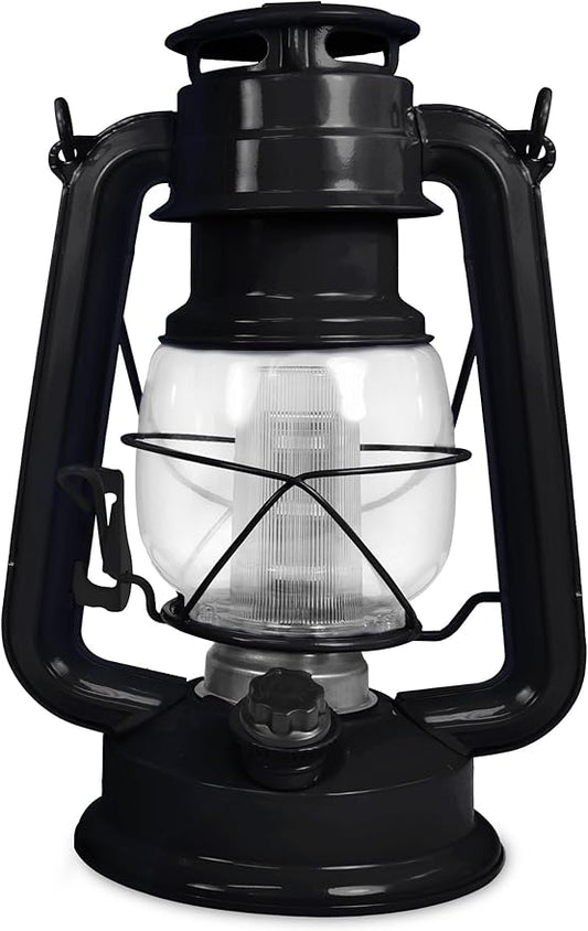 Northpoint 12-LED Lantern Vintage Style, Black, 10x6x6 (190495)