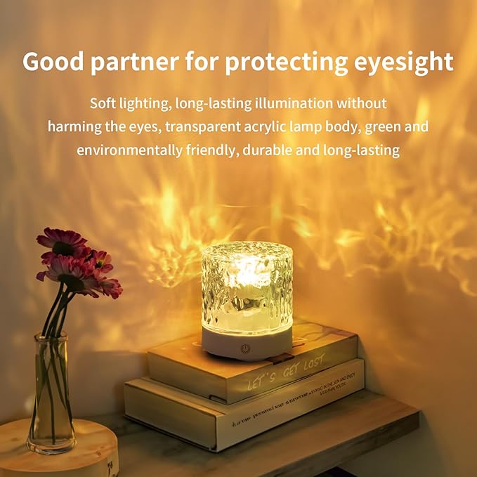 LED Glass Night Light, Color Changing Dome Design, Decorative Mood Lamp