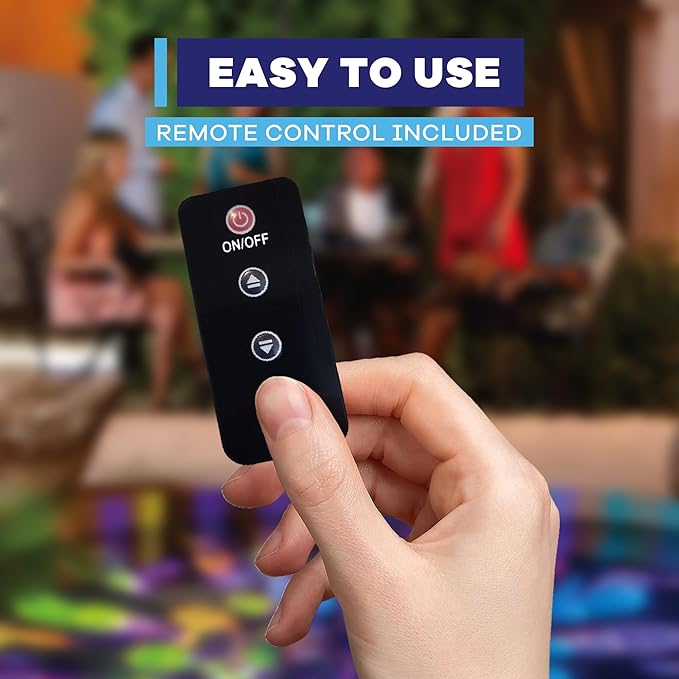 Game Pool Lights - 13 Modes 6 Color Effects, Easily Installable, Remote Controlled, Uses 3 AAA Rechargeable Batteries, for Above Ground Pools