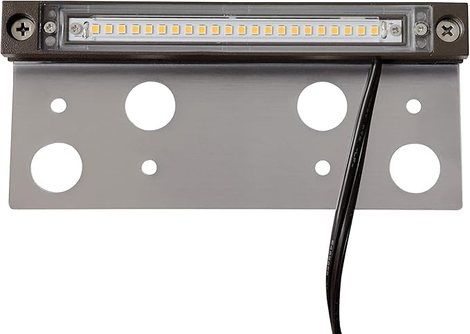 20-Pack GKOLED Hardscape Light, Paver Wall Light, 6.8 Inches Long, Integrated 4W 2700K LED Light Source, LED Step Light, Solid Powder Coated Die-cast Aluminum Housing, Low Voltage 12V AC/DC, UL Listed
