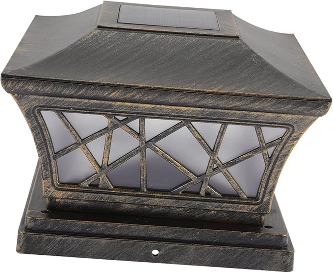 ARTIBETTER Solar Powered Outdoor Post Light Fixture Floor Lamp for Lawn Garden and Patio Decor Gentle Illumination with Protection