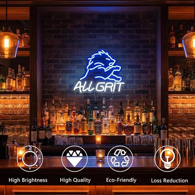 Football Neon Sign Rugby Neon Sign USB Powered With Light Dimmable Switch, Led Neon Light for Man Cave Decorand Sport Fans, Birthday Gifts Bedroom Party Club Bar Dorm
