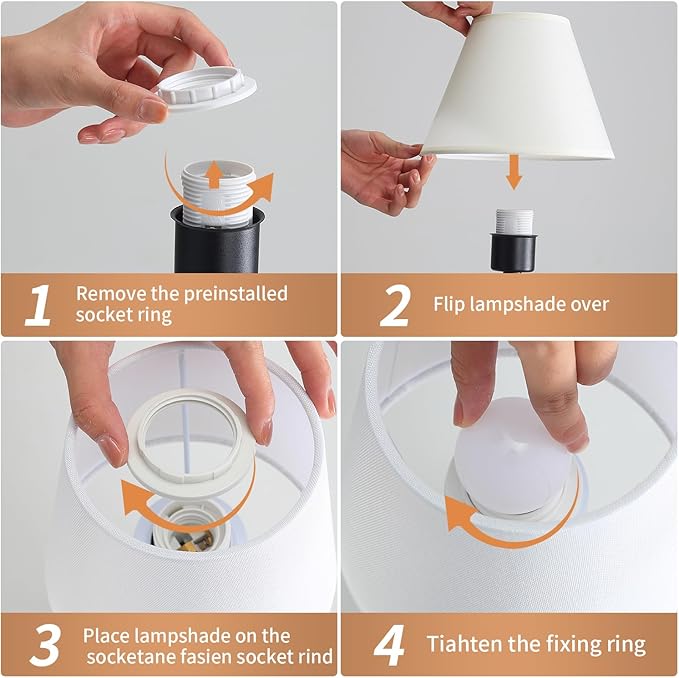 Portables Cordless Table Lamp, LED Fabric Shade Desk Lamp,Rechargeable Battery Operated，Lighting for Bedroom, Bedside,Bar,Living Room, Dining Room, Night Light (Black)