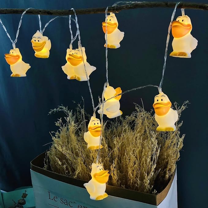 Cute Toucan String Lights,5.4 FT 10 LED White Water Bird Antarctic Shag Fairy Light Battery Operated for Home Party Camping Garden Decoration (Toucan)