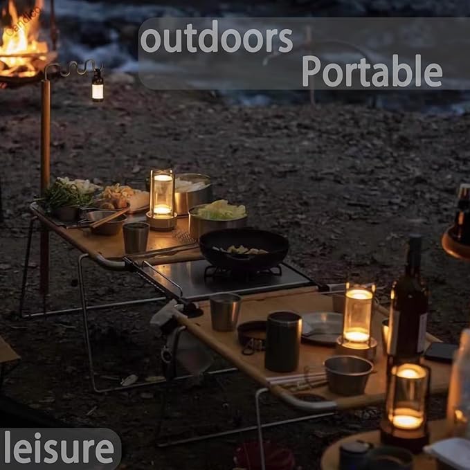 Cordless Table Lamp Rechargeable Portable Metal Touch Small Desk Lamp,Indoor/Outdoor Battery Operated LED Night Light,3Color Stepless Dimming Crystal Lantern Suitable bedrooms,Bars,cafes,Camping,Gold