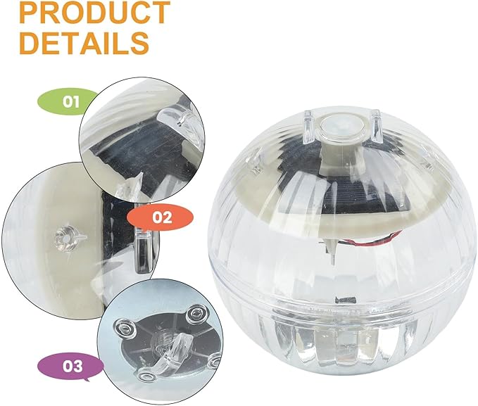 Solar Floating Pool Light, LED Color Changing Fountain Lamp, Waterproof ABS Plastic Pond Decor, Auto On/Off Night Lighting for Garden, Hot SPRINGs, Swimming