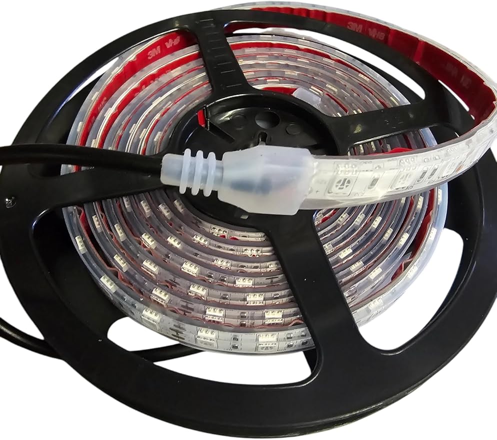 T-Toplights IP68 2FT Blue Marine Submersible LED Strip | 12V Under Gunnel Light | Boat Lights