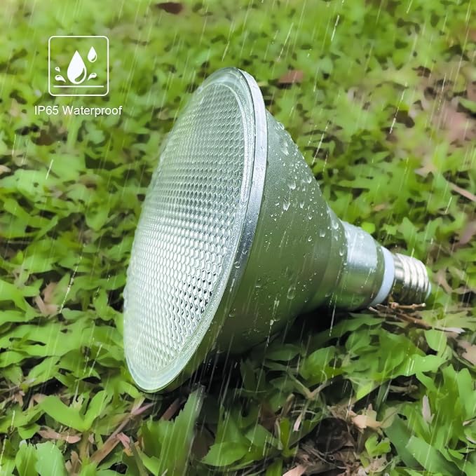 Easter Flood Light Bulbs with Remote Timing Function,Outdoor E26 30W Par38 LED Bulb Color Changing,Garden Landscape Lamps for Easter Day Home Party Decoration