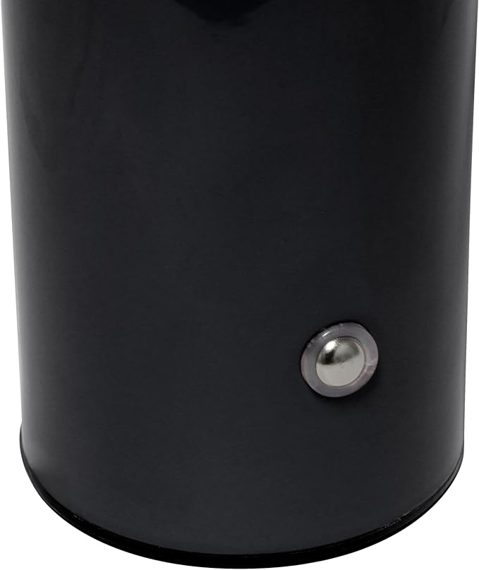 Simple Designs Mushroom Magic LED Table Lamp, Black (LD1070-BLK)