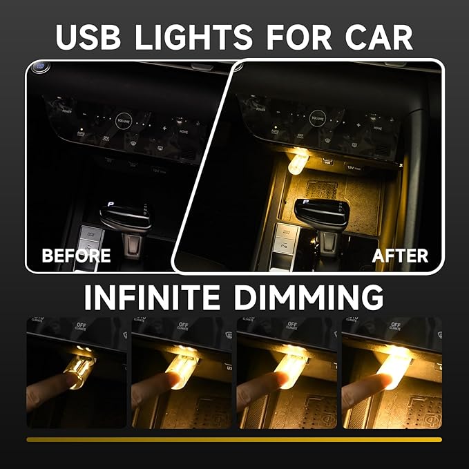 2Pcs USB Retro Car Lamp, Dimmable Touch-Control LED Car Interior Atmosphere Lights, USB Powered Night Lamps, Mini Glass Bottle Night Light Touch Control Vehicle Interior Decor Retro Lamp (Green)