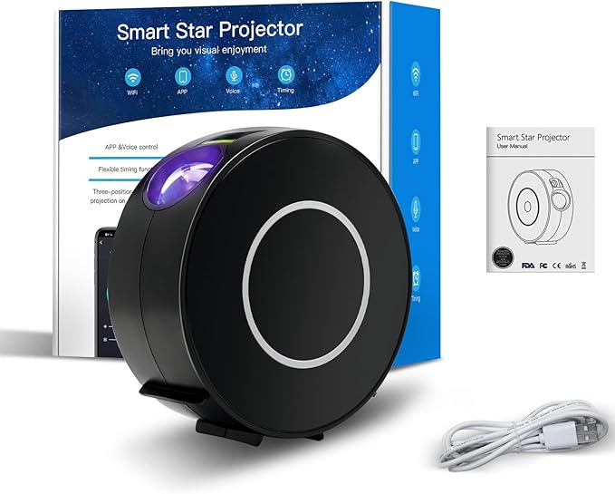 Galaxy Projector for Bedroom,Star Projector Galaxy Light,Northern Lights Projector,Ceiling Starlight Projector,Nebula Lamp,Support Smart APP Control,Aurora Night LED Light Projector for Kids Room