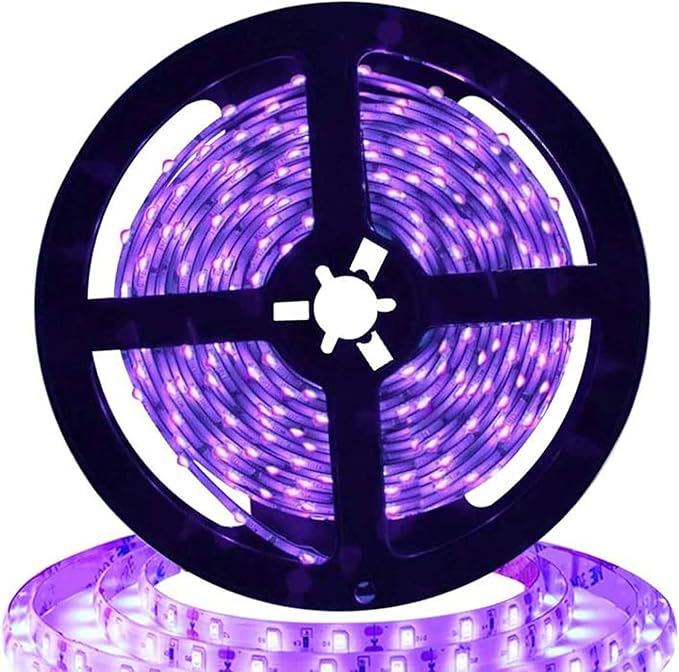 SUYOOULIN LED Strip Lights, SMD 2835 LED Strip, DC12V 1200LEDs 16.4Ft 26000LM High Density LED Light Strips Non-Waterproof IP21, 3 Times Brightness Than SMD3528 LED Strip, Purple