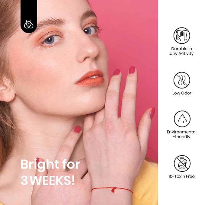 Beetles Pink Gel Polish - Strawberry Cocktail 15ML/0.51Fl Oz, Light Pink Gel Nail Polish, Soak Off UV LED Lamp Nail Art, Long-Lasting Manicure Salon DIY Home Spring Nails - Gifts for Her