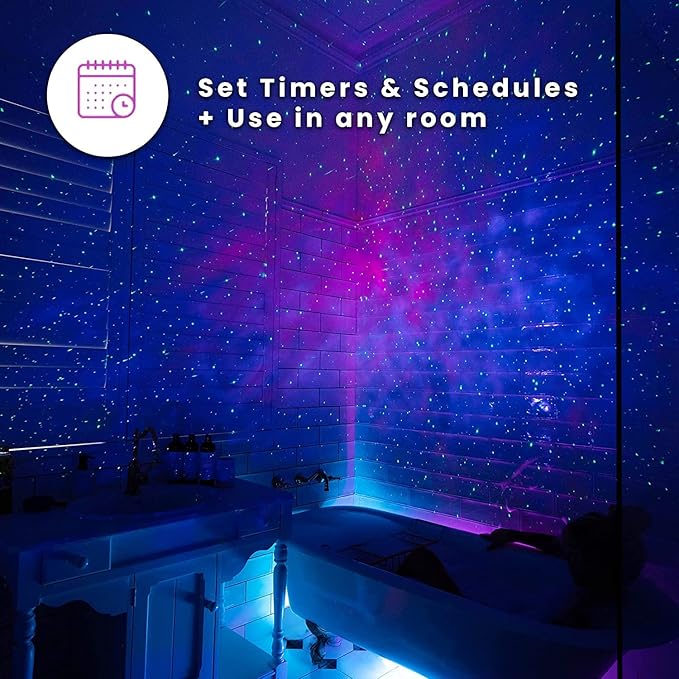 Authentic Galaxy Lamps Galaxy Projector | LED Nebula Star Light for Bedroom & Gaming | Green Stars Night Light