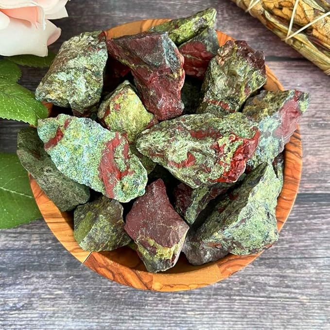 Zenkeeper 1 Lb Large Rough Dragon Blood Stone Raw Dragon Blood Crystal Stone Natural Dragon Blood Crystal Stone Mineral Specimen Gemstone Healing Crystals and Stones