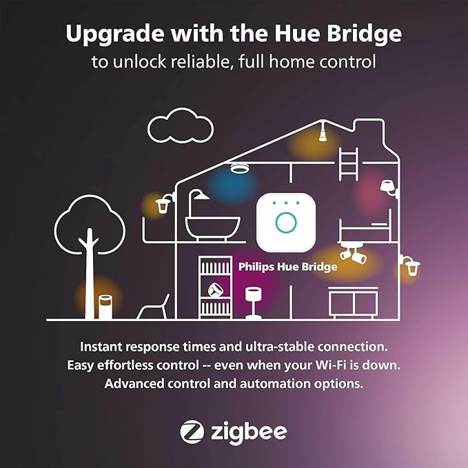 Philips Hue Outdoor 40W Power Supply, Black - Connect Multiple Hue Outdoor Low Voltage Lights up to Total of 40W - 1 Pack - Requires Hue Bridge - Weatherproof