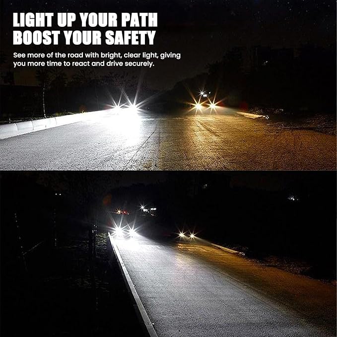 Fit For 1997-2004 & 2007-2014 Honda CRV,High Low Beam Bulbs Combo Kit,6000K White Enhanced Visibility,Direct Installation with Fan,IP68 Pack of 2