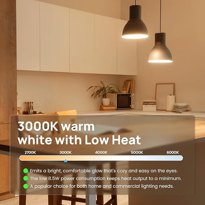 Consciot A19 LED Light Bulbs Dimmable,60W Equivalent,3000K Warm White,9W 800 Lumens,E26 Standard Base,UL Listed,Lighting for Bedroom Living Room Home Office,12 Packs
