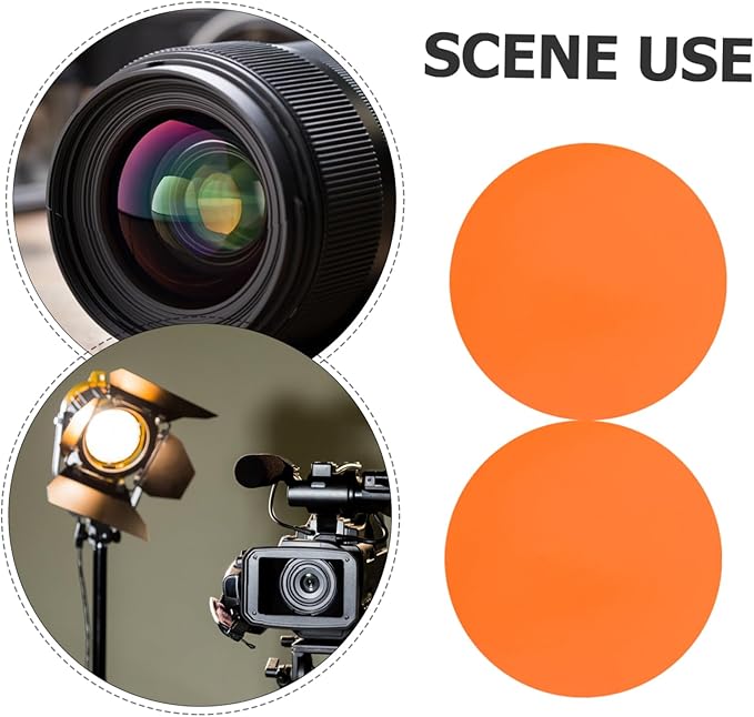 10pcs Colorful Sunset Light Film Color Correction Filters for Photo Strobe Lighting Create Stunning Atmosphere Effects